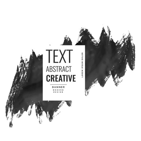 Abstract watercolor brush stroke banner design poster design.のイラスト素材