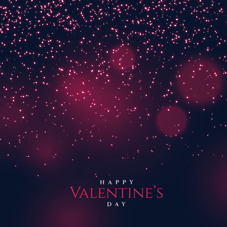 bokeh background with shiny glitters and sparkles for valentine's dayのイラスト素材