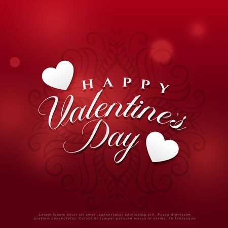 gorgeous valentine's day background designのイラスト素材