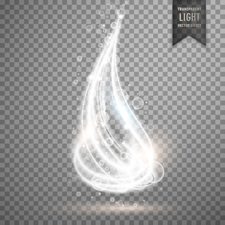 transparent glowing light vector backgroundのイラスト素材