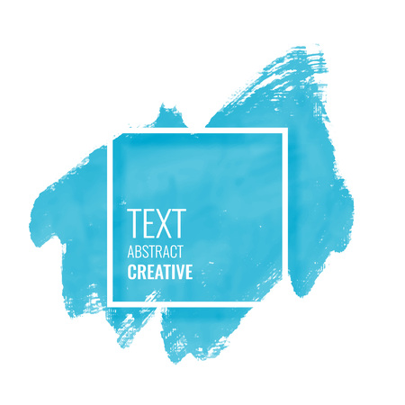 blue paint stroke grunge backgroundのイラスト素材