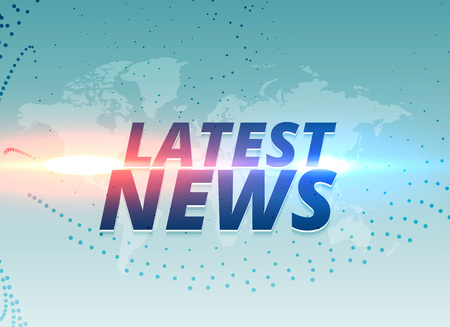 Latest news concept vector backgroundのイラスト素材
