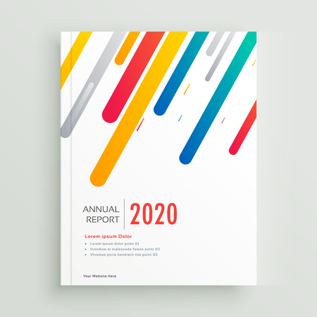 Modern book cover page or brochure designのイラスト素材