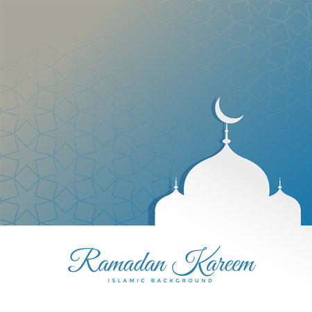 A Ramadan Kareem festival greeting with space for your textのイラスト素材