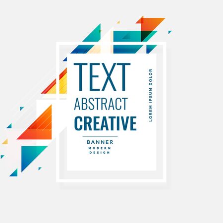 creative triangle shape abstract backgroundのイラスト素材