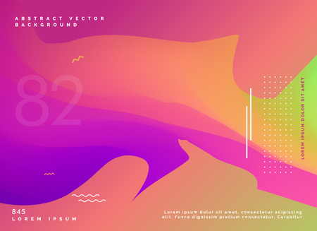 colorful gradient fluid background designのイラスト素材