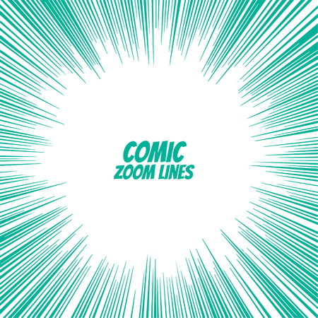 Comic zoom lines backgroundのイラスト素材