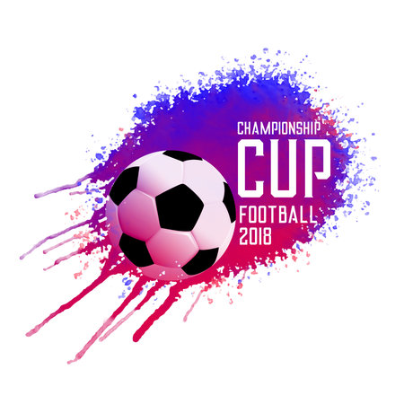 abstract football ink splatter backgroundのイラスト素材