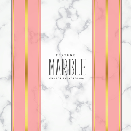 marble texture background with pink and gold stripesのイラスト素材