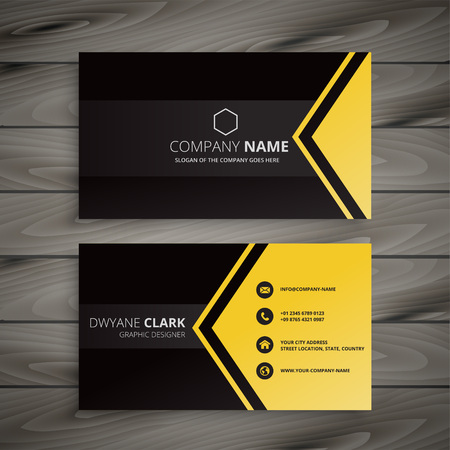 dark business card with geometric shapeのイラスト素材
