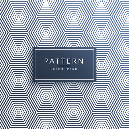 stylish hexagonal line pattern backgroundのイラスト素材