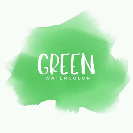 green watercolor stain texture backgroundのイラスト素材