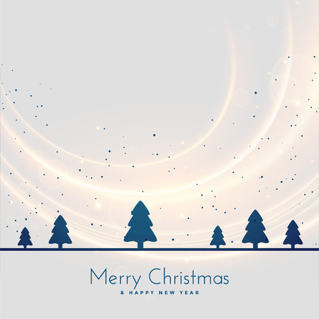 christmas tree landscape seasonal backgroundのイラスト素材