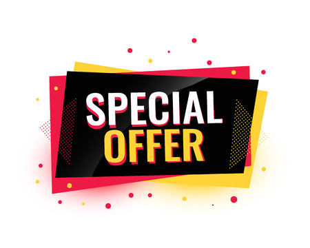 special offer creative sale banner designのイラスト素材