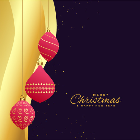 nice christmas festival beautiful greeting cardのイラスト素材