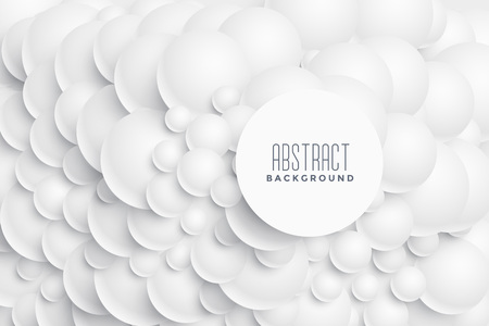 3d abstract circles background designのイラスト素材