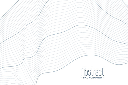 abstract contour lines white backgroundのイラスト素材