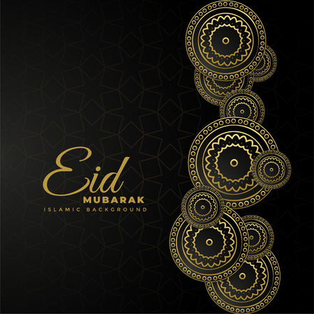 eid mubarak background with islamic patternのイラスト素材