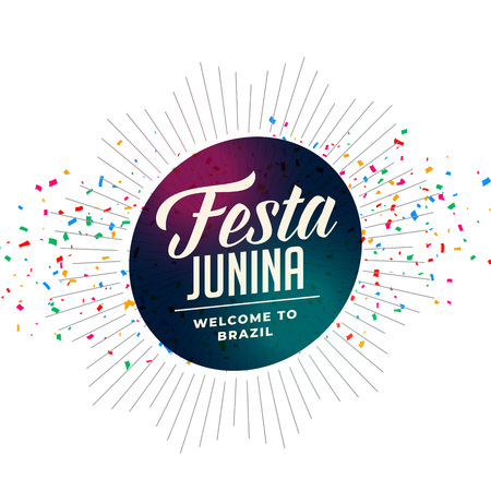 traditional festa junina celebration confetti backgroundのイラスト素材