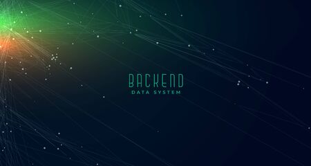 futuristic big data visualization concept backgroundのイラスト素材
