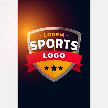 sports and tournament logo concept designのイラスト素材