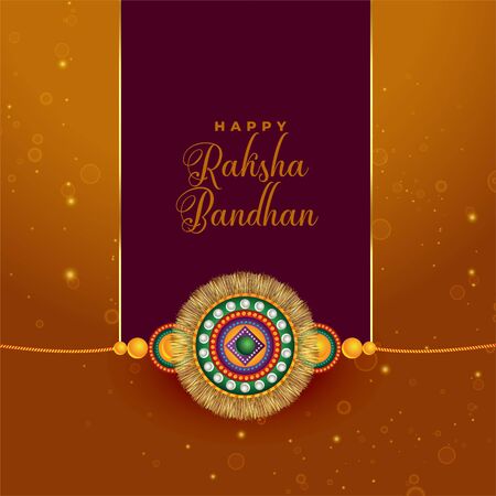 raksha bandhan greeting in indian styleのイラスト素材