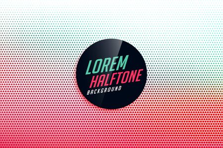 elegant colorful halftone gradient stylish background designのイラスト素材