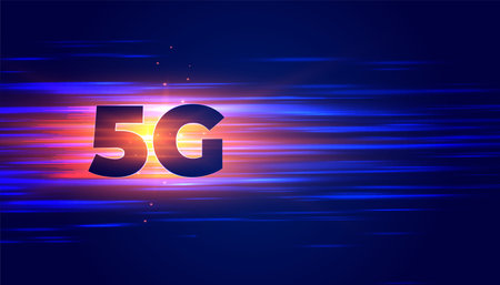 new 5G technology wireless internet eifi connection background