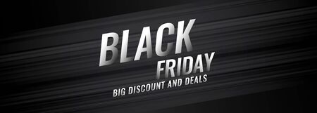 black friday discount and deals banner designのイラスト素材