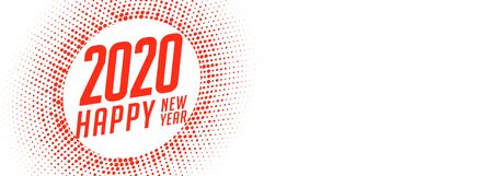 white happy new year creative banner with text space