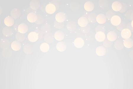 soft gray bokeh light effect background designのイラスト素材