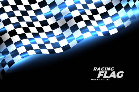 racing checkered flag sports background designのイラスト素材