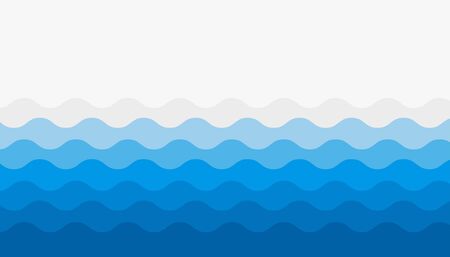 abstract waves background with different shades of blue