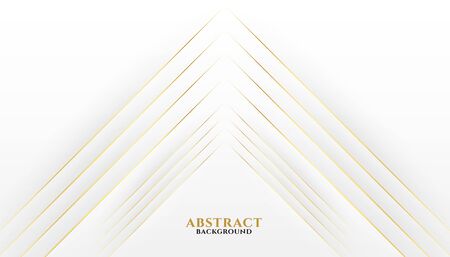 premium golden lines on white background designのイラスト素材