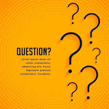 help and support question mark web templateのイラスト素材