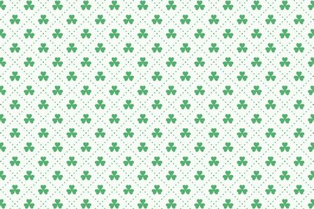 clover leaves pattern for st patricks dayのイラスト素材