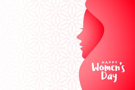 happy womens day event banner with text spaceのイラスト素材