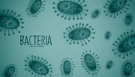microscopic bacteria or virus infection background designのイラスト素材
