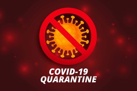 stop coronavirus and covid19 quarantine background designのイラスト素材