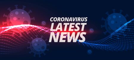 latest news and updates on coronavirus covid-19 pandeminのイラスト素材