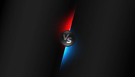 black versus vs screen competition background designのイラスト素材