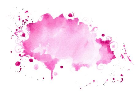abstract pink shade watercolor splatter texture backgroundのイラスト素材