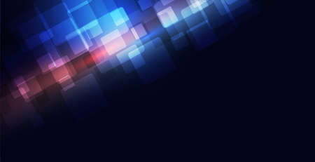 blue technology background concept with text space