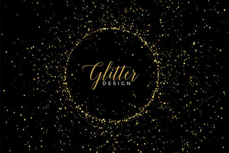 abstract glitter sparkle burst frame background designのイラスト素材