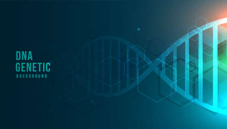 medical dna structure glowing healthcare background designのイラスト素材