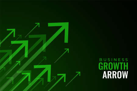 upward green arrows of business sale growthのイラスト素材