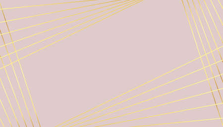 pastel color background with golden lines designのイラスト素材