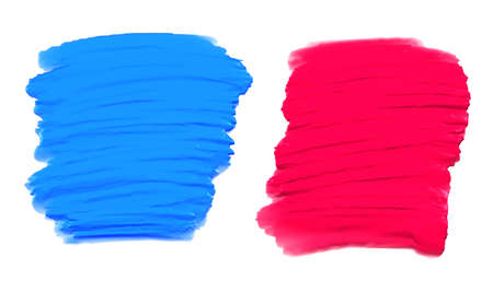 hand painted watercolor texture set of twoのイラスト素材