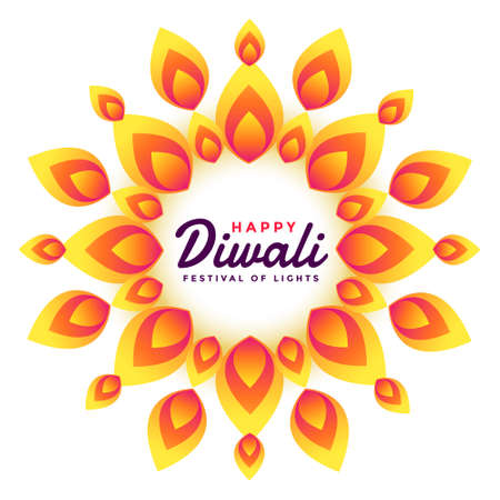 decorative diwali festival lovely background designのイラスト素材