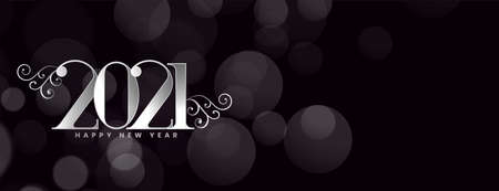 Creative new year 2021 card for greeting or invitationsのイラスト素材